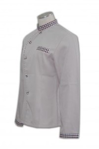 KI018 high quality servant uniform  culinary uniform  fitted chef coat